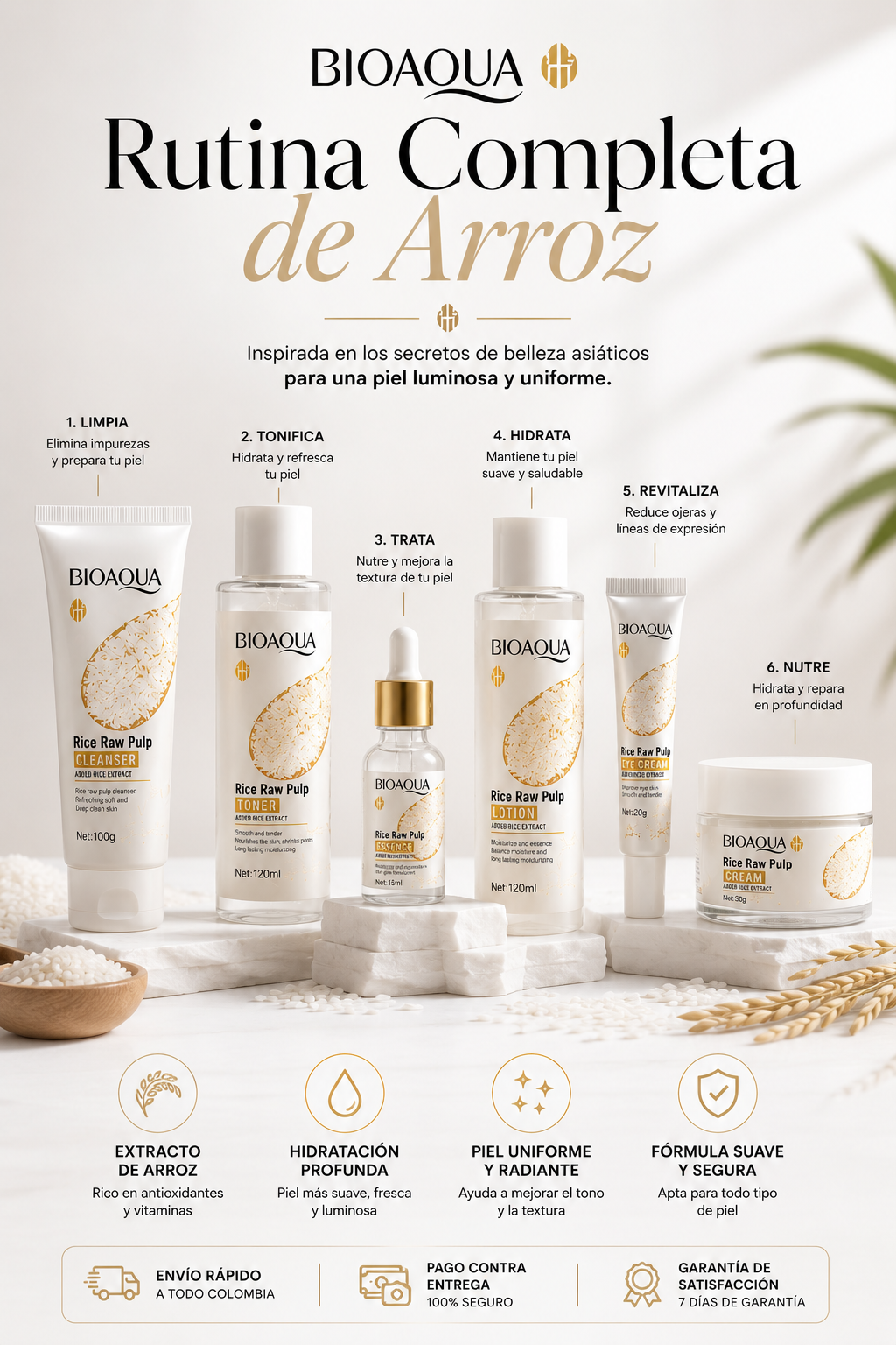 Kit de Lujo Bioaqua Arroz