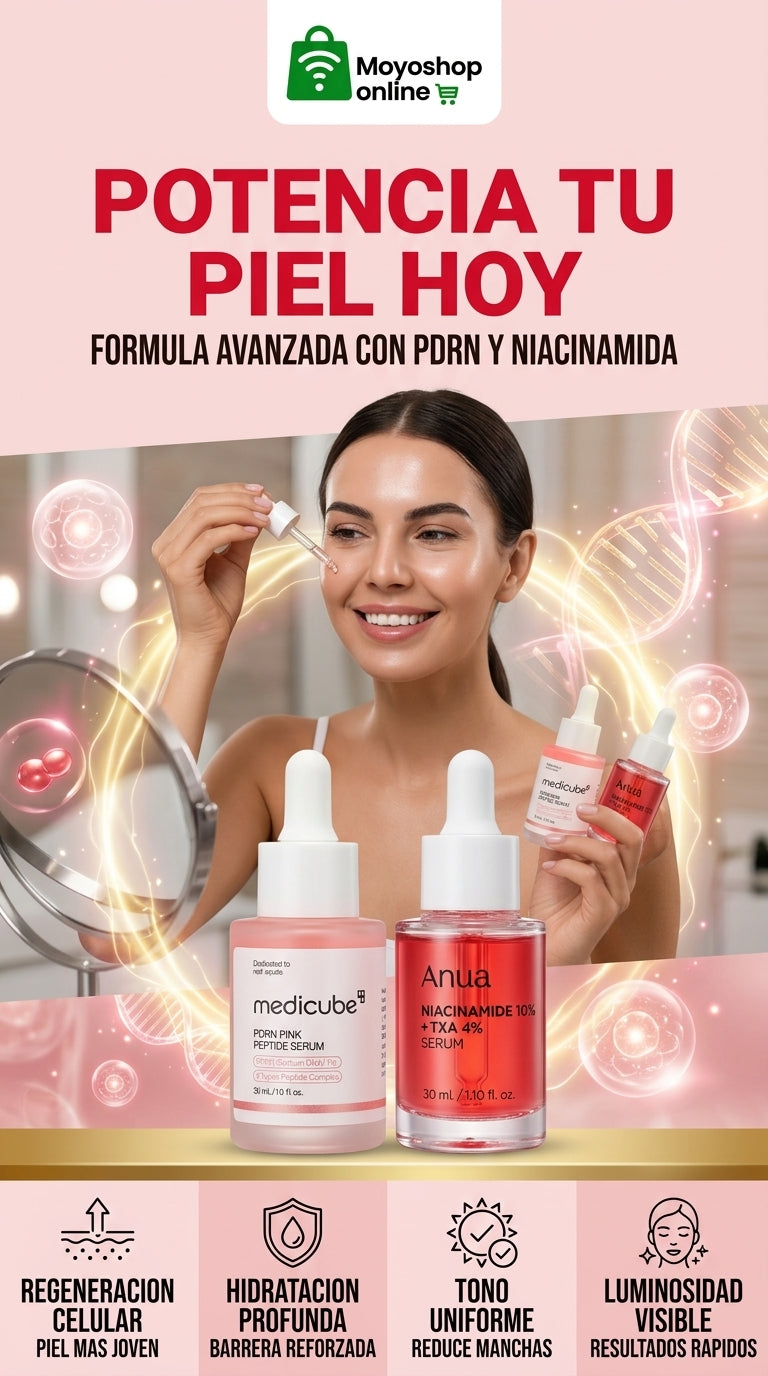 Combo De Serum Medicube Pdrn Y Anua 30ml