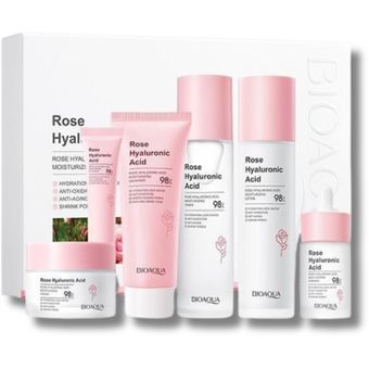Kit X5 Rutina de Rosas + Ácido Hialurónico BIOAQUA