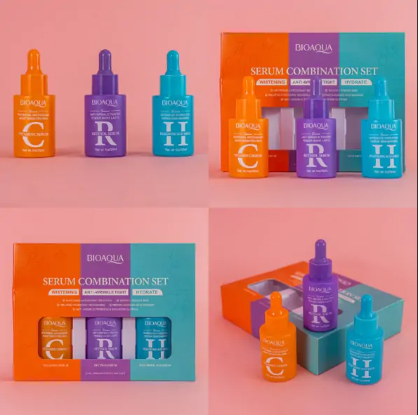 Kit X3 Bioaqua Antiedad+ Tinta de Gelatina HM