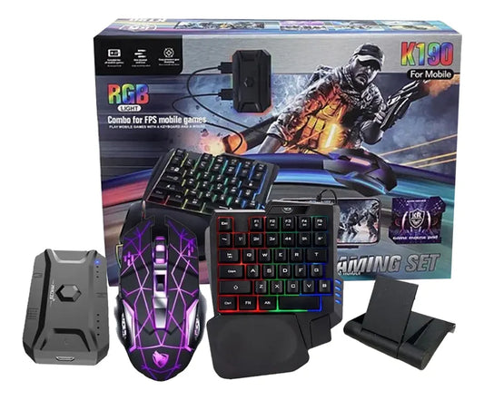 Kit Gamer Set 5 En 1 K170 K190 Android