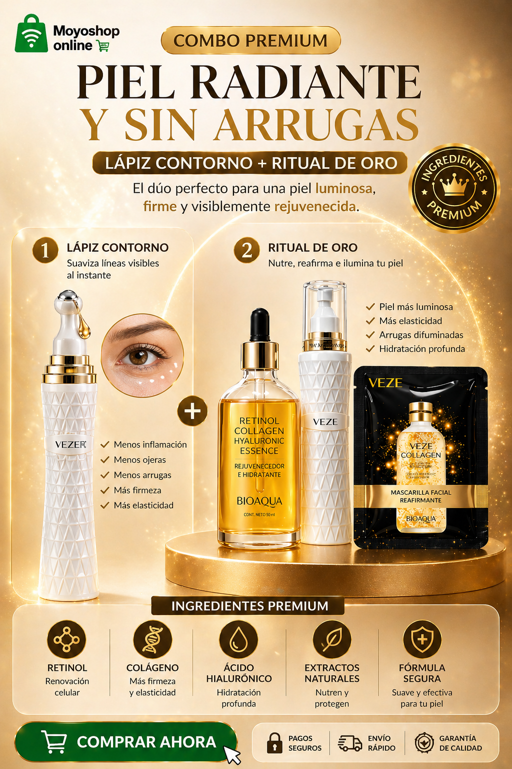 Lapiz Contorno + Ritual de Oro