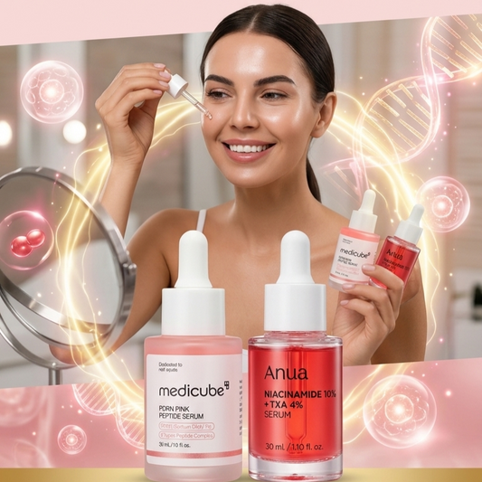 Combo De Serum Medicube Pdrn Y Anua 30ml